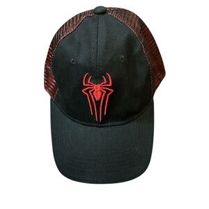 The Amazing Spider-Man 2 Red And Black Adjustable Trucker Hat